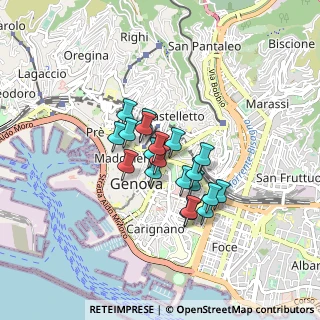 Mappa Piazza Corvetto, 16122 Genova GE, Italia (0.583)