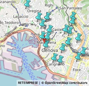 Mappa Piazza delle Vigne, 16123 Genova GE, Italia (0.9965)