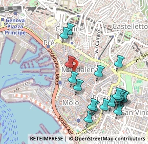Mappa Via degli Orefici, 16123 Genova GE, Italia (0.5865)