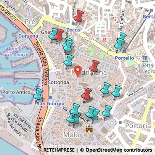 Mappa Piazza delle Vigne, 16123 Genova GE, Italia (0.2745)