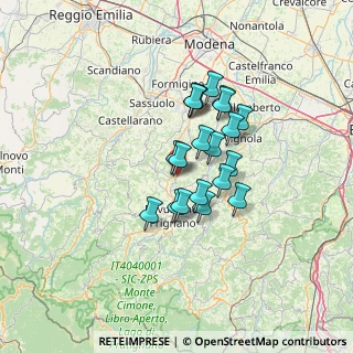 Mappa Via S. Dalmazio, 41028 Serramazzoni MO, Italia (9.964)