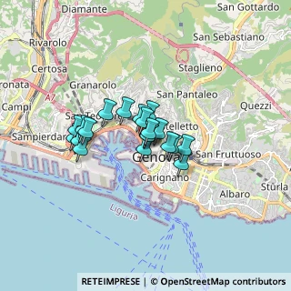 Mappa Via San Luca, 16123 Genova GE, Italia (1.0715)