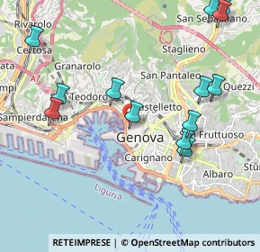 Mappa Via della Posta Vecchia, 16123 Genova GE, Italia (2.44154)