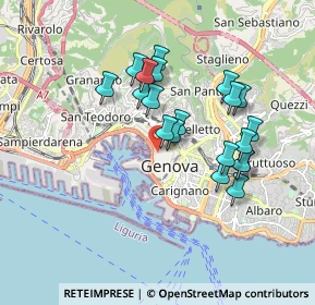 Mappa Via della Posta Vecchia, 16123 Genova GE, Italia (1.588)