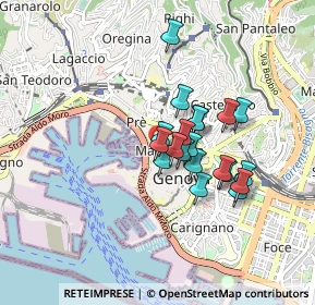 Mappa Via della Posta Vecchia, 16123 Genova GE, Italia (0.6425)
