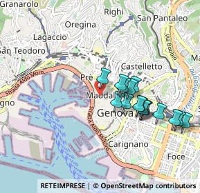 Mappa Via San Luca, 16123 Genova GE, Italia (0.85813)