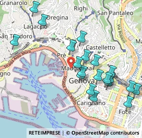 Mappa Via San Luca, 16123 Genova GE, Italia (1.045)