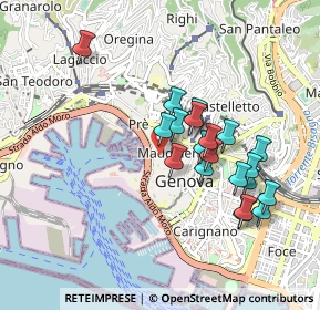 Mappa Via della Posta Vecchia, 16123 Genova GE, Italia (0.8295)