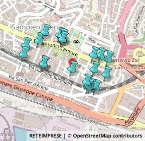 Mappa Piazza Tre Ponti, 16149 Genova GE, Italia (0.2095)