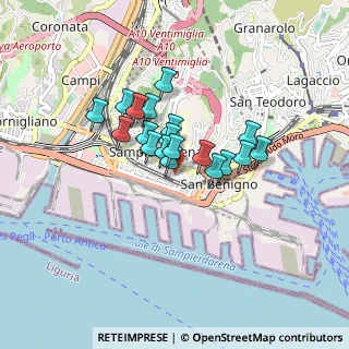 Mappa Via Romolo Pensa, 16149 Genova GE, Italia (0.6)