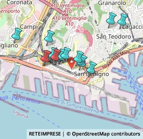 Mappa Piazza Tre Ponti, 16149 Genova GE, Italia (0.75357)