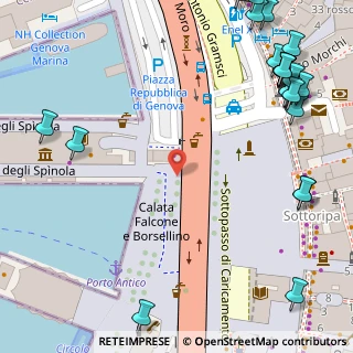 Mappa Via Gramsci, 16124 Genova GE, Italia (0.1)