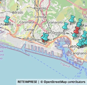 Mappa Vico Grattoni, 16149 Genova GE, Italia (2.69385)