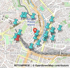 Mappa CORSO MONTE GRAPPA 71 ROSSO CANCELLO, 16137 Genova GE, Italia (0.4445)