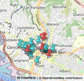 Mappa CORSO MONTE GRAPPA 71 ROSSO CANCELLO, 16137 Genova GE, Italia (0.7885)