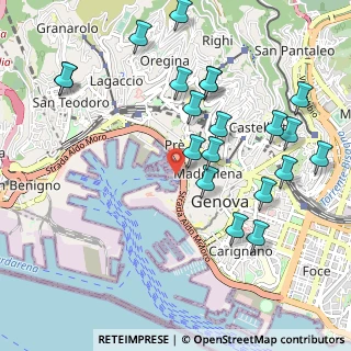 Mappa Area, 16126 Genova GE, Italia (1.1475)