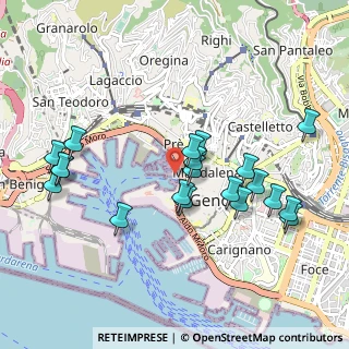 Mappa Ponte Spinola, 16128 Genova GE, Italia (1.007)