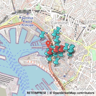 Mappa Area, 16126 Genova GE, Italia (0.3235)