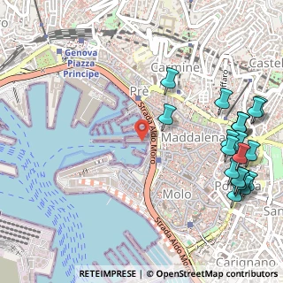 Mappa Area, 16126 Genova GE, Italia (0.7335)