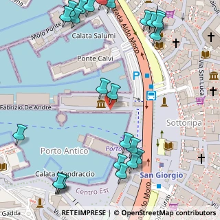 Mappa Ponte degli Spinola, 16126 Genova GE, Italia (0.175)