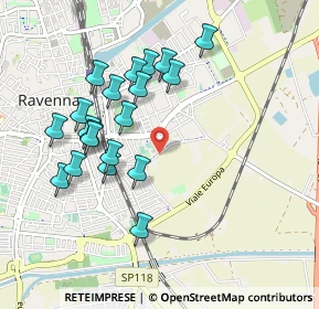 Mappa Via Giustino Fortunato, 48121 Ravenna RA, Italia (0.9415)