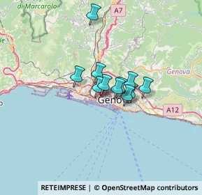 Mappa Via S. Benigno, 16149 Genova GE, Italia (3.84273)