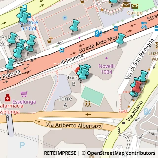 Mappa Via S. Benigno, 16149 Genova GE, Italia (0.08)