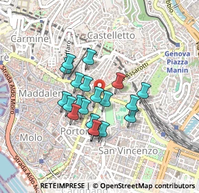 Mappa Via dei Santi Giacomo e Filippo, 16100 Genova GE, Italia (0.3375)