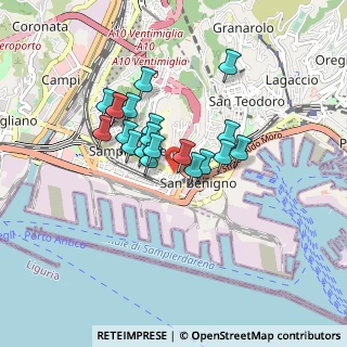 Mappa Via Cantore Antonio, 16149 Genova GE, Italia (0.66)