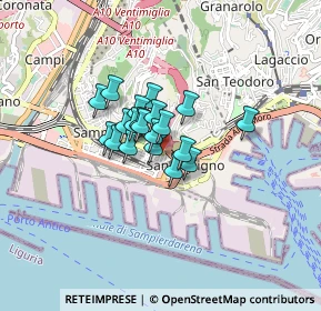 Mappa Via Cantore Antonio, 16149 Genova GE, Italia (0.4755)