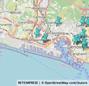 Mappa Via Cantore Antonio, 16149 Genova GE, Italia (2.75167)