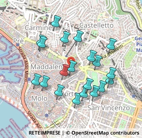 Mappa Piazza Rovere, 16123 Genova GE, Italia (0.4445)