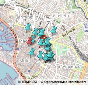 Mappa Piazza Rovere, 16123 Genova GE, Italia (0.319)