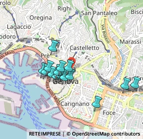 Mappa Salita Santa Caterina, 16123 Genova GE, Italia (0.7675)