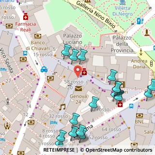 Mappa Piazza Rovere, 16123 Genova GE, Italia (0.0875)