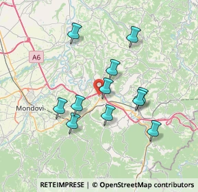 Mappa SP60, 12076 Lesegno CN, Italia (6.49636)