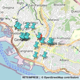 Mappa Genova Brignole, 16121 Genova GE, Italia (0.87526)