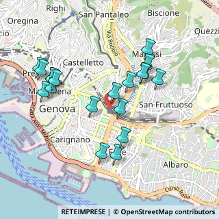 Mappa Genova Brignole, 16121 Genova GE, Italia (0.9895)
