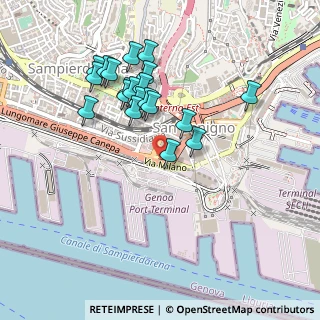 Mappa Nuova Str. Sopraelevata, 16149 Genova GE, Italia (0.4465)
