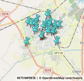 Mappa Via Punta Stilo, 48124 Ravenna RA, Italia (1.235)