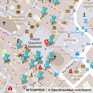 Mappa Piazza Matteotti, 16123 Genova GE, Italia (0.0975)