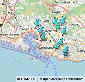 Mappa Piazza Matteotti, 16123 Genova GE, Italia (1.60182)