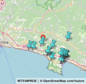 Mappa Frazione Sussisa, 16031 Sori GE, Italia (7.46867)