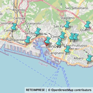 Mappa Via del Molo, 16121 Genova GE, Italia (2.2175)