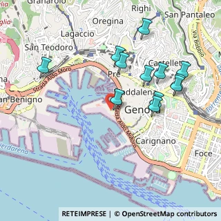 Mappa Via del Molo, 16121 Genova GE, Italia (1.0175)