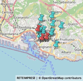 Mappa Centro, 16100 Genova GE, Italia (0.7715)