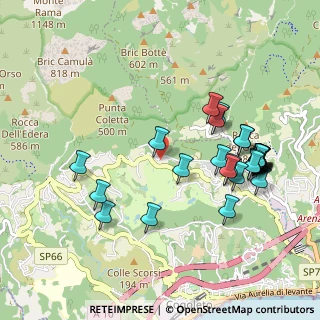 Mappa Via dei Corbezzoli, 16016 Cogoleto GE, Italia (1.07778)