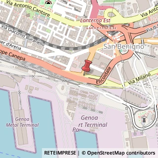 Mappa Via Angelo Scarsellini, 119, 16149 Genova, Genova (Liguria)