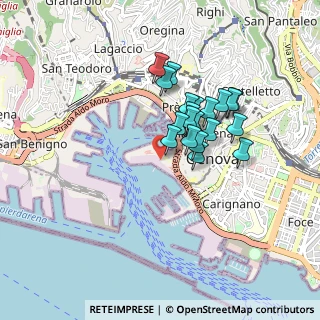 Mappa Vico Malatti, 16128 Genova GE, Italia (0.676)