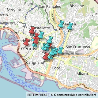 Mappa Via Varese, 16122 Genova GE, Italia (0.6335)
